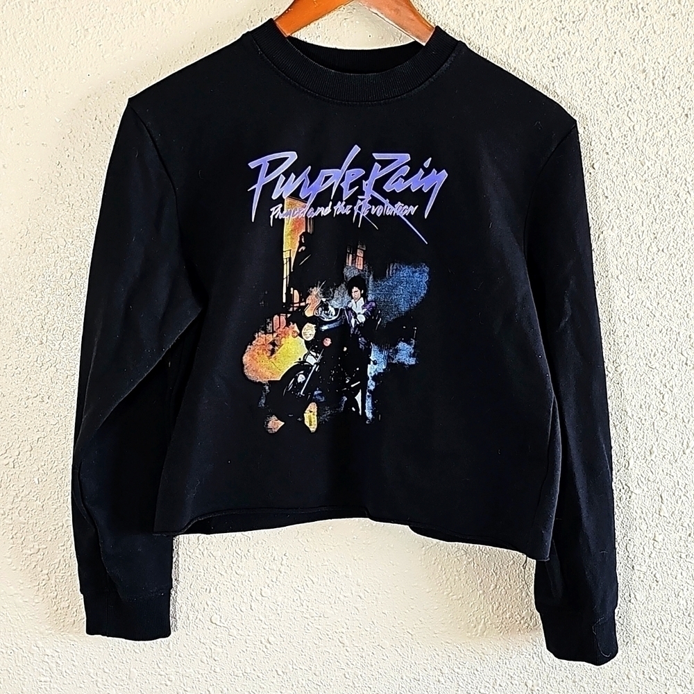 PRINCE Purple Rain Long Sleeve T-Shirt.